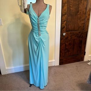 Blue gown